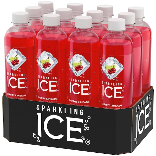 Sparkling Ice Sparkling Ice Cherry Limeade Sparkling Water 17 oz. Bottle, PK12 FG00066 - main
